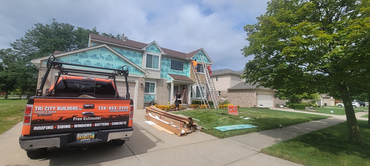 Canton vinyl siding detail